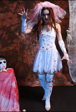 F1662 Zombie Bride Costume